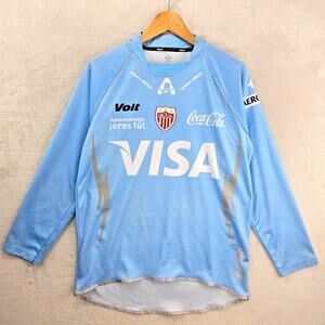 Voit Necaxa Soccer Jersey Mens Small Blue Goalie Long Sleeve 2006-2007 Vtg